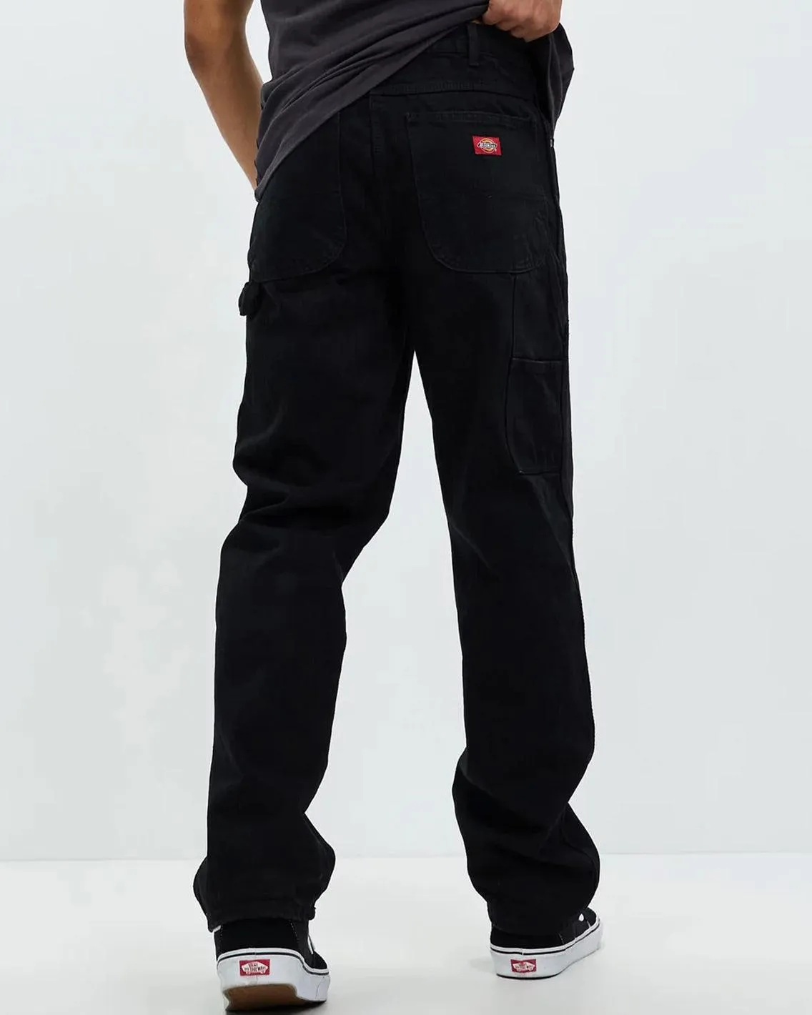 Dickies - Relaxed Fit Carpenter Duck Jean - Rinsed Black