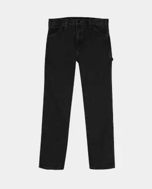 Dickies - Relaxed Fit Carpenter Jean - Rinsed Black