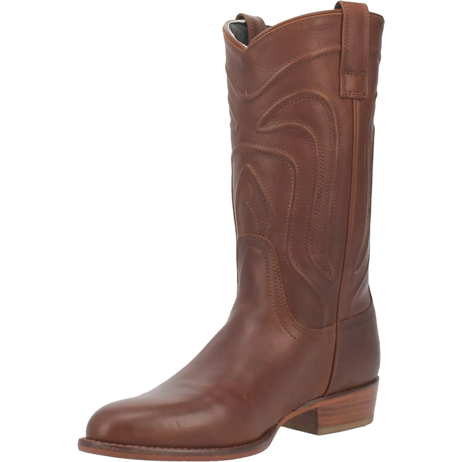 Dingo Mens Montana Cowboy Boots Leather Brown