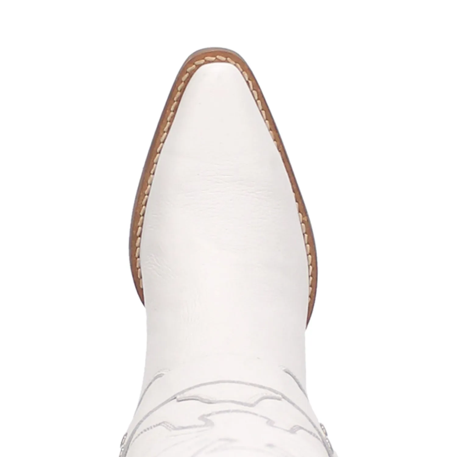 Dingo Womens Heavens To Betsy Cowboy Boots Leather White