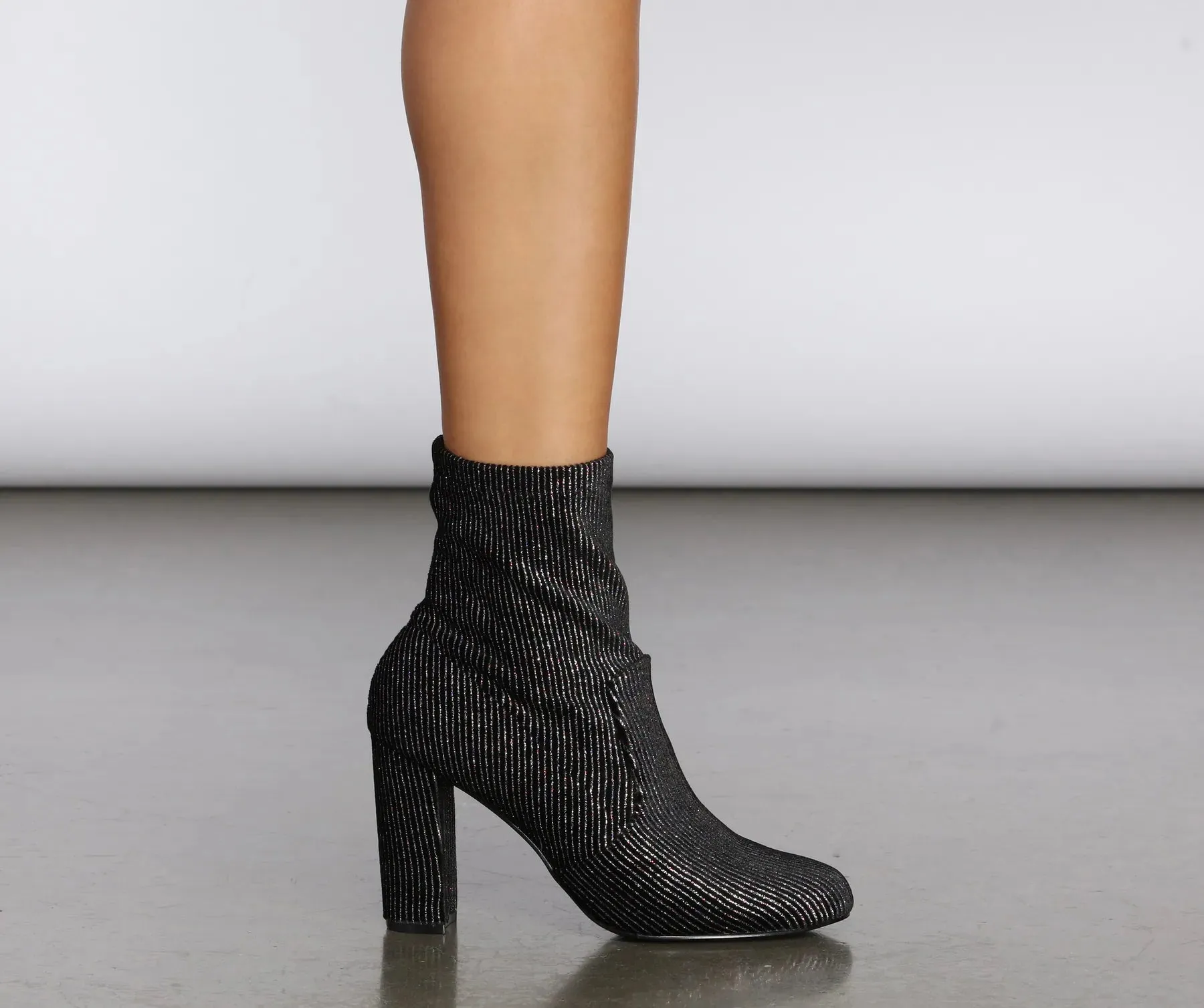 Disco Daze Velvet Booties