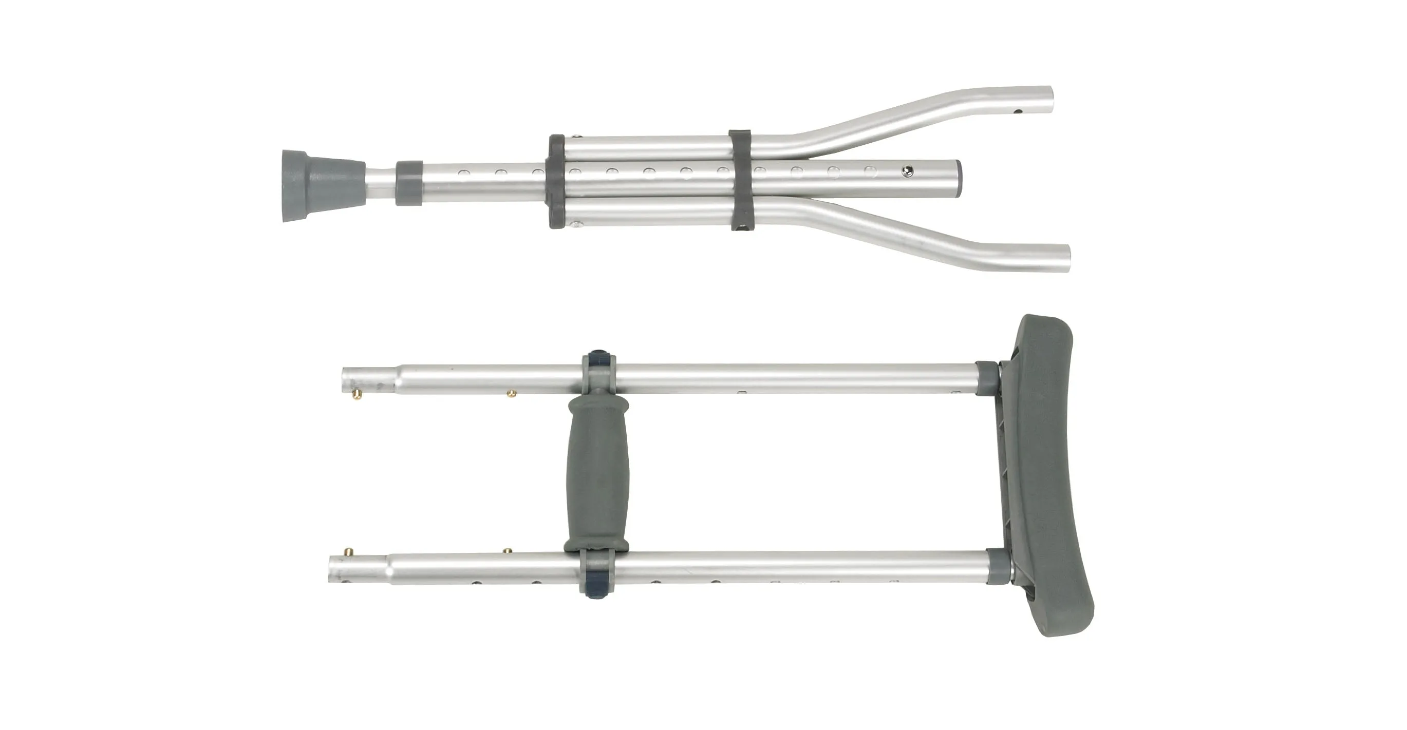 Drive Medical rtl10433 Knock Down Universal Aluminum Crutches, 1 Pair