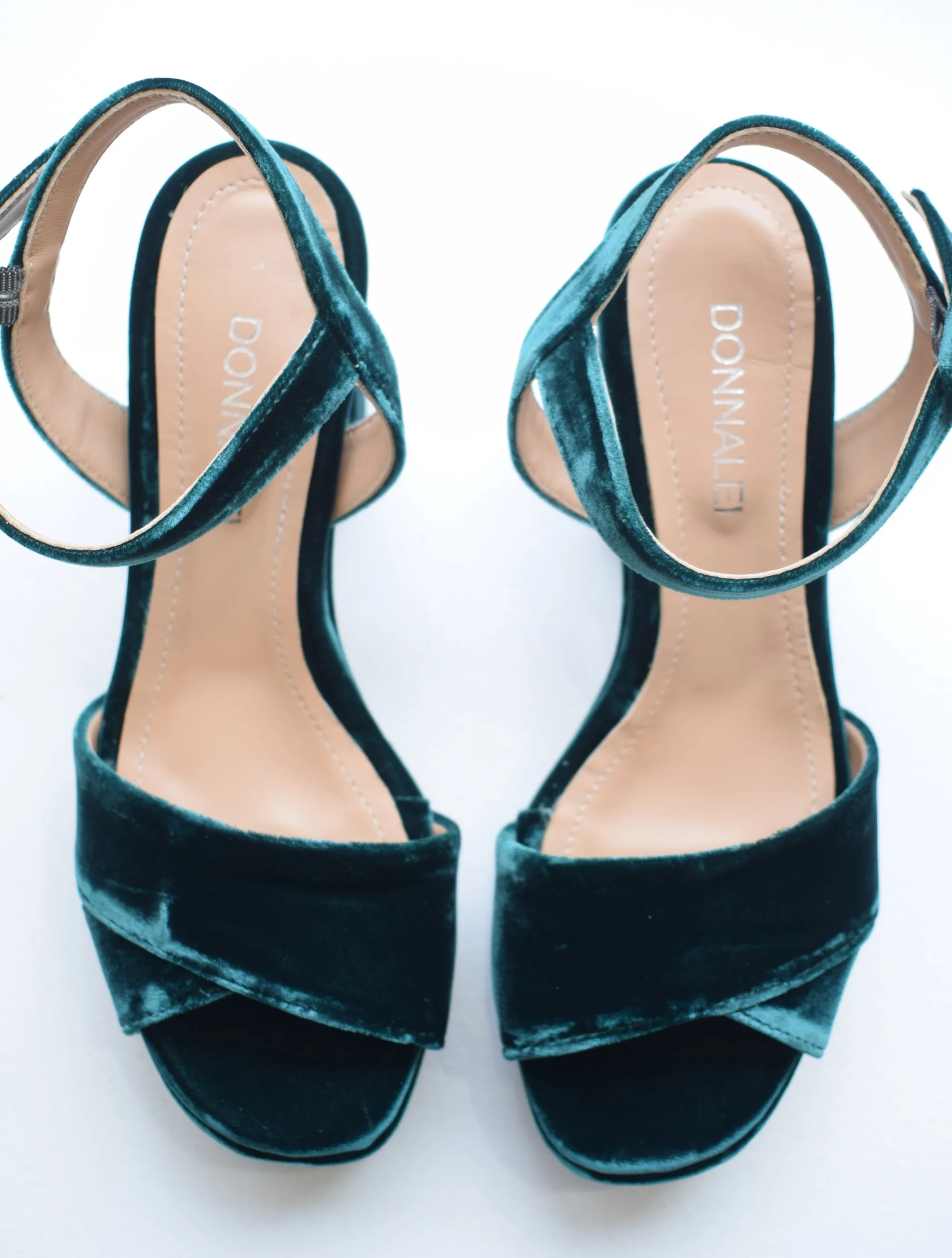 Dubai Sandal Emerald Velvet