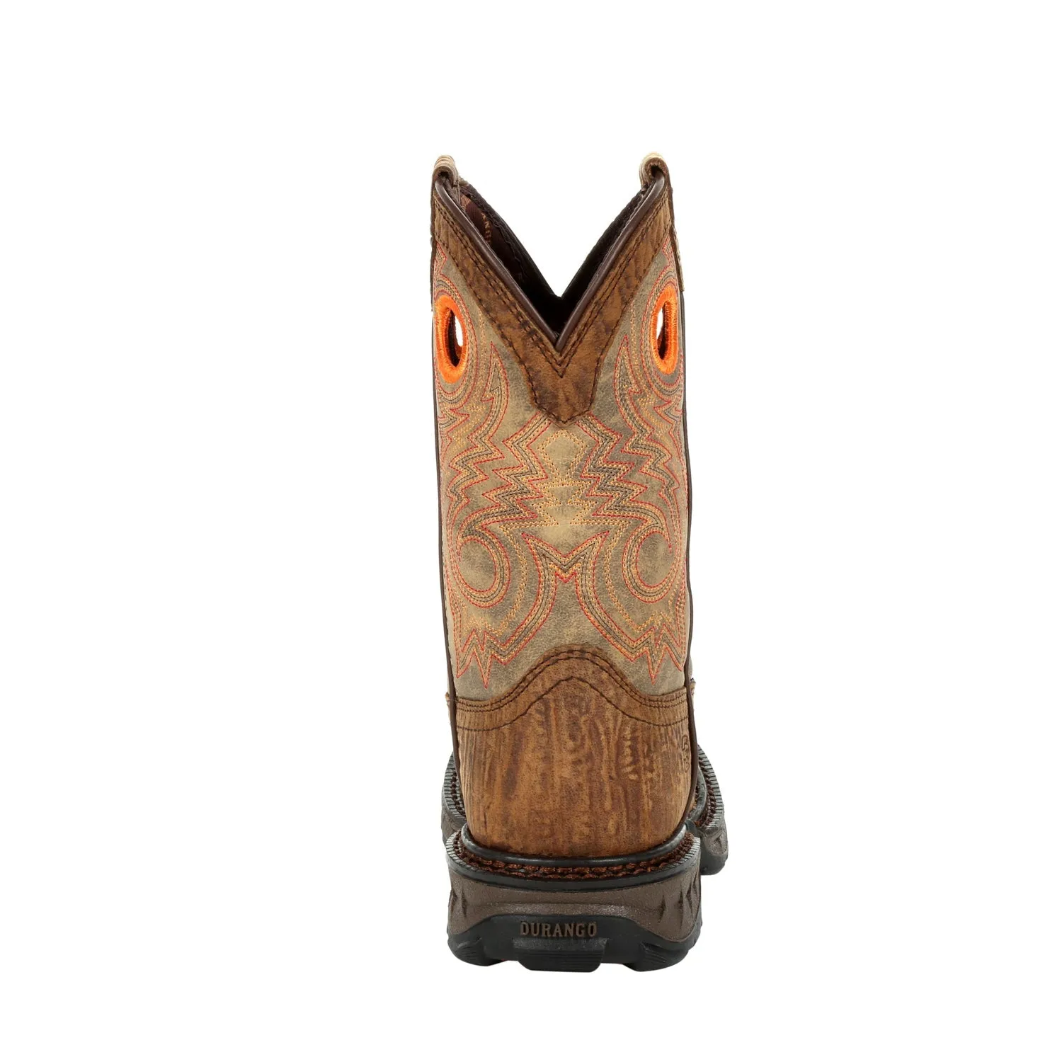 Durango Youth Burly Brown/Black Leather Lil Maverick XP Cowboy Boots