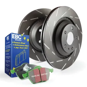 EBC Brakes S2KF1390 S2 Kits Greenstuff 2000 and USR Rotors;