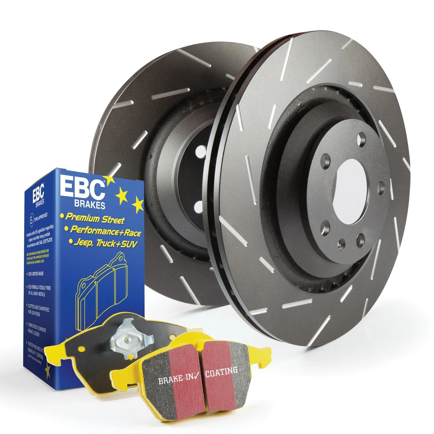 EBC Brakes S9KF1303 S9 Kits Yellowstuff and USR Rotors