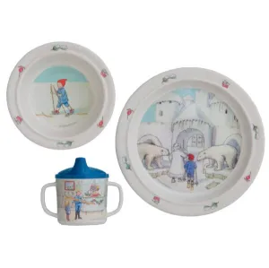 Elsa Beskow "Ollie's Ski Trip" Dish Set