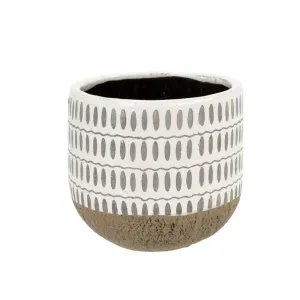 Ennis Flower Pot - Large, White