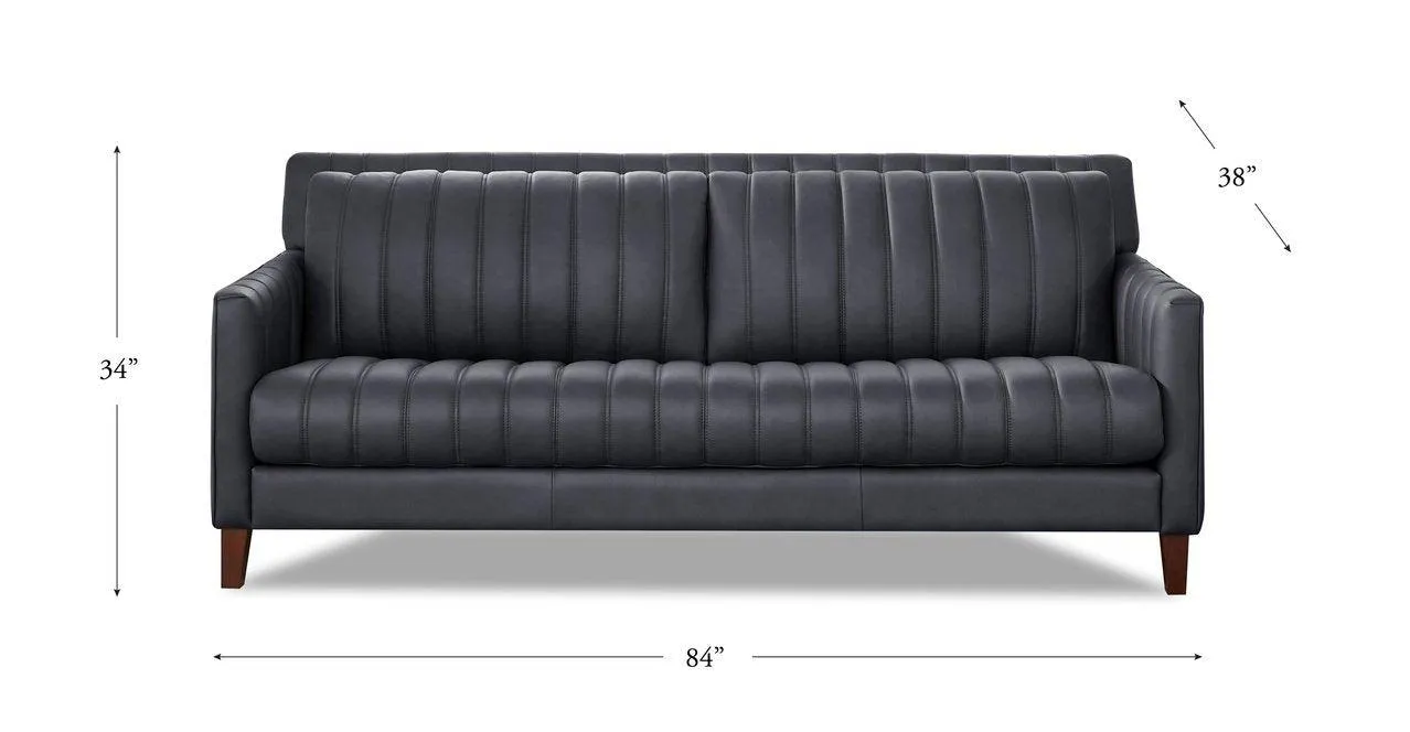 Ennis Leather Sofa Collection