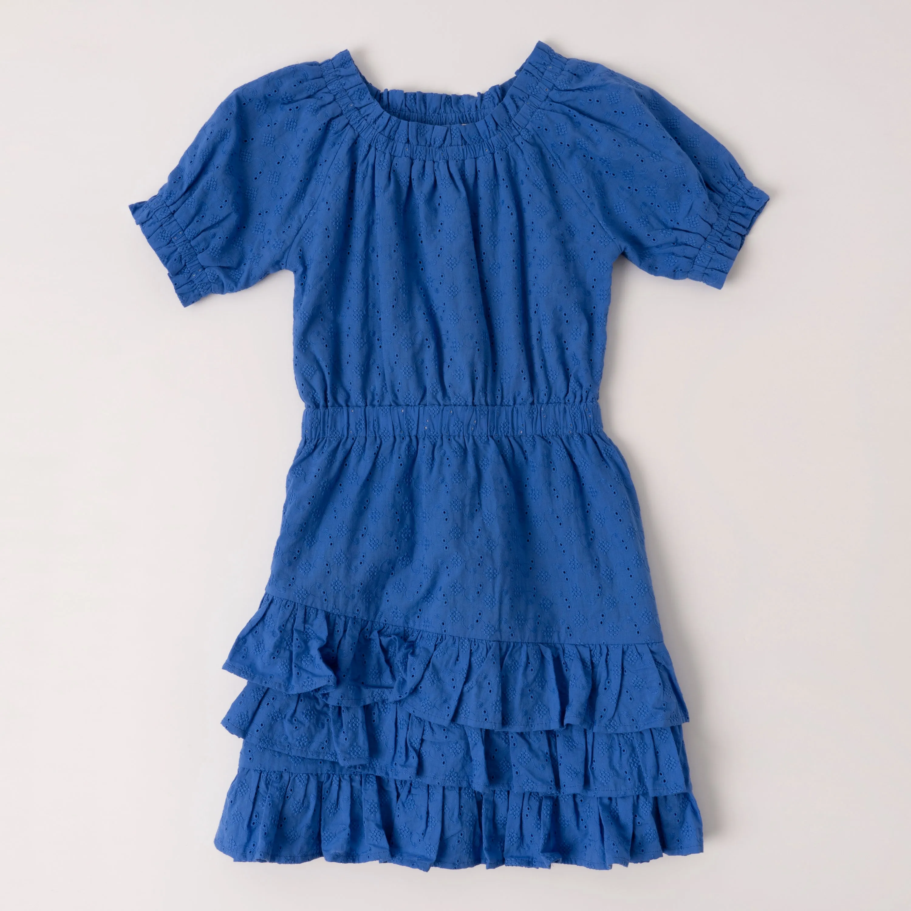 Eyelet Ruffle Dress