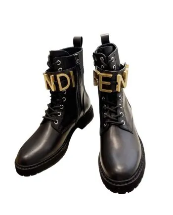 FD Fenigraphy Biker Boots Black For Women 8T8355AKY6F1H1K