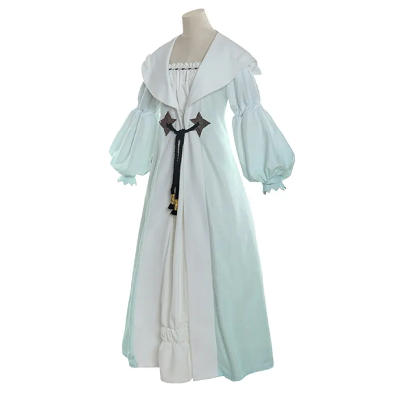 Final Fantasy XIV FF14 Crescent Moon Nightgown Cosplay Costume