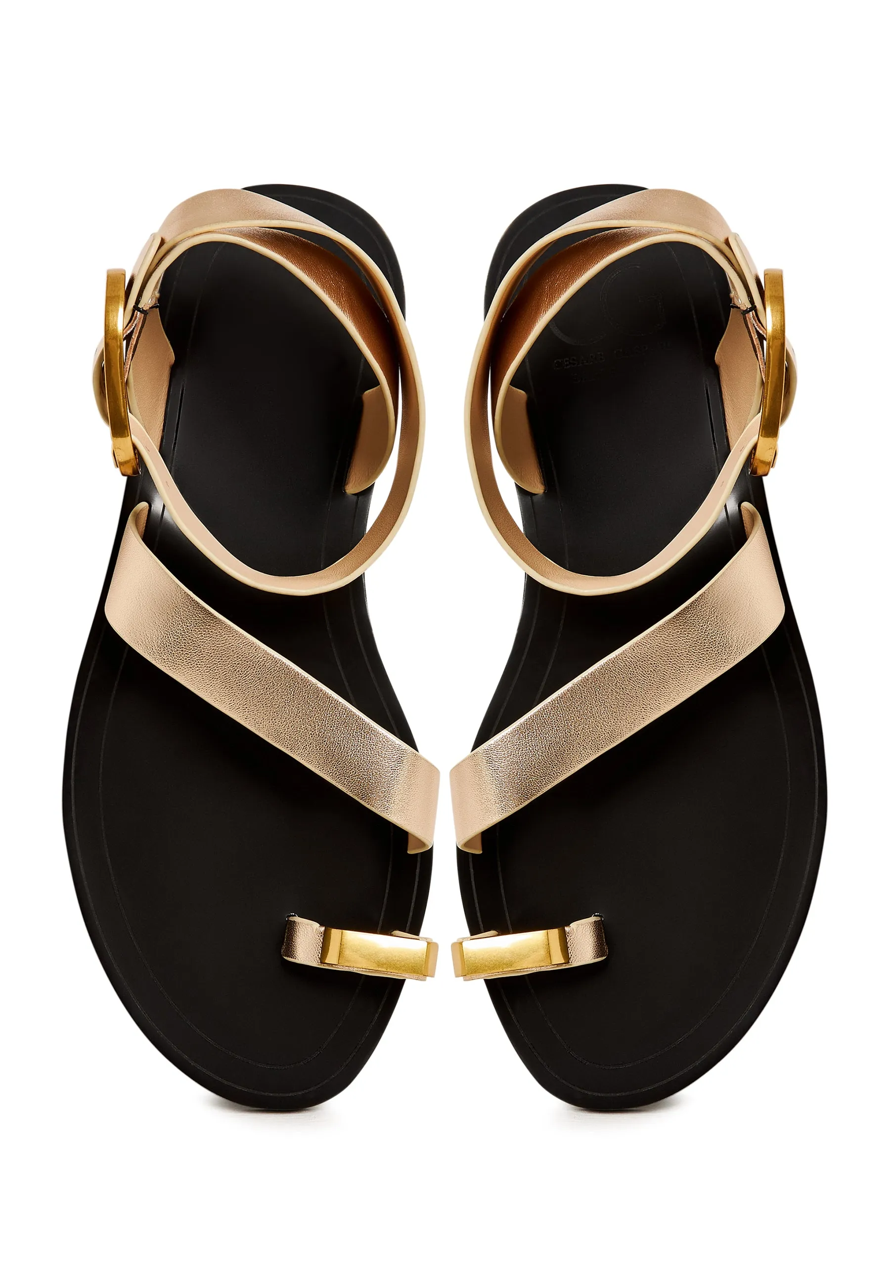 Flat Sole Sandals Paula - Gold