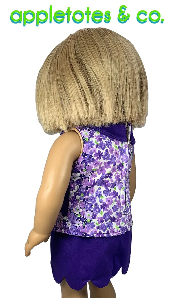 Flora Dress Sewing Pattern for 18" Dolls