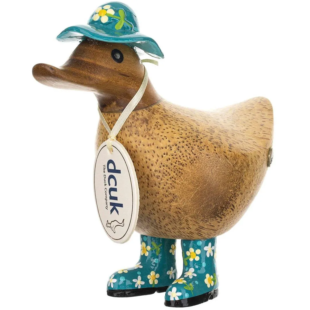 Floral Hat & Boots Ducky 6"