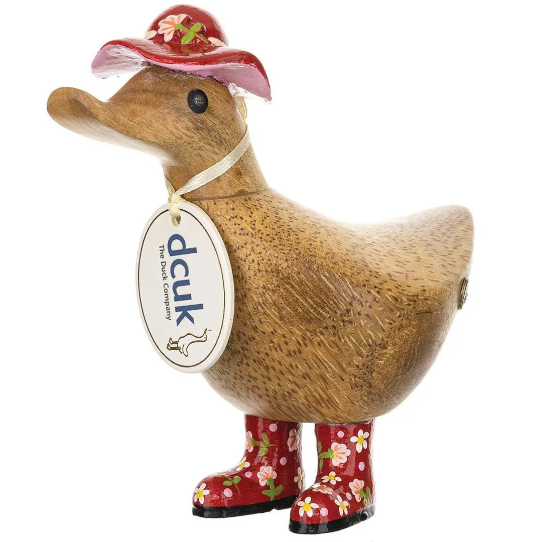 Floral Hat & Boots Ducky 6"