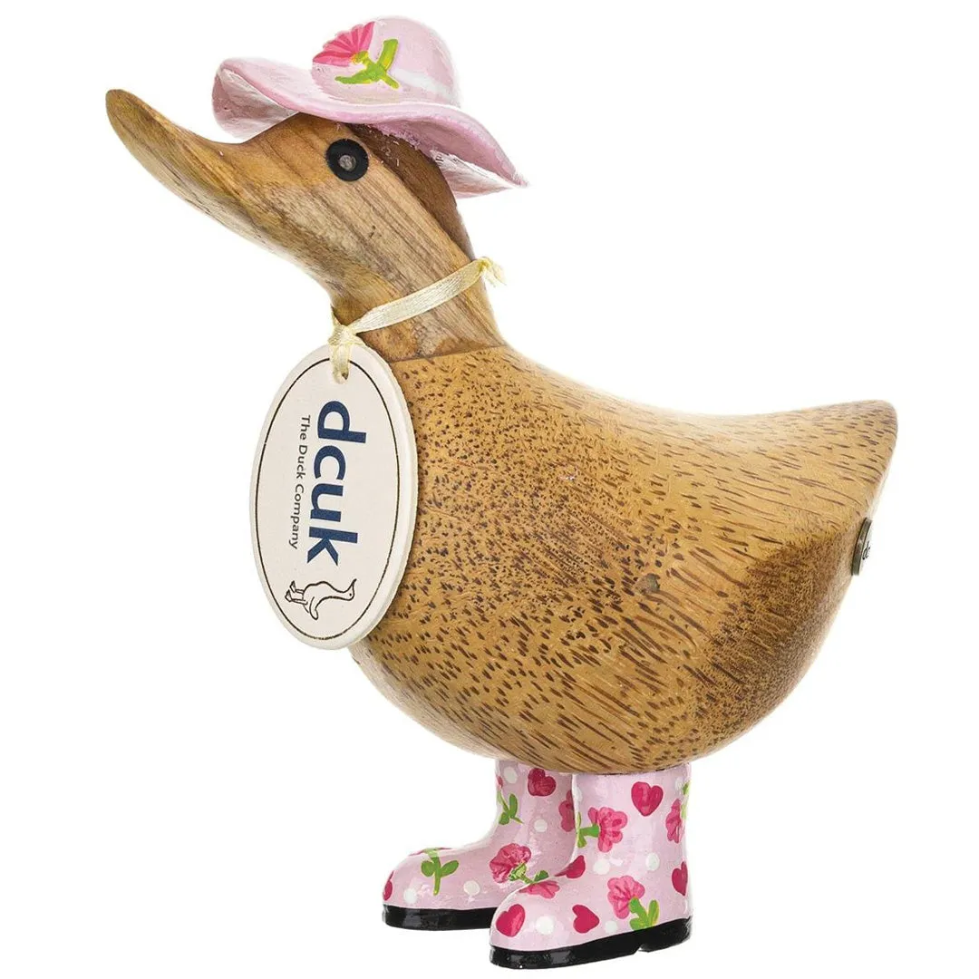 Floral Hat & Boots Ducky 6"