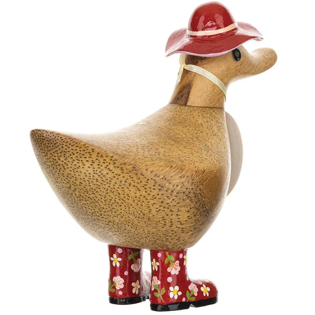 Floral Hat & Boots Ducky 6"