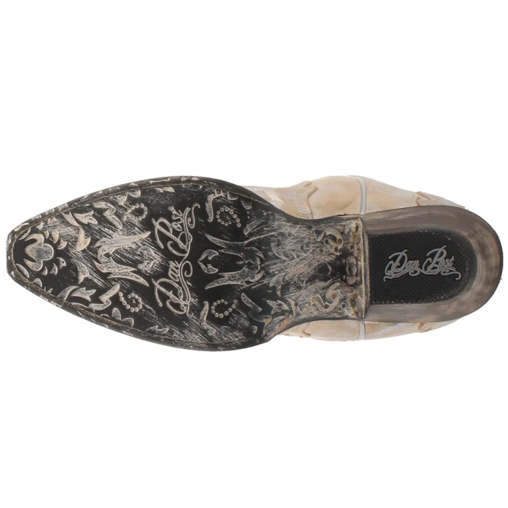 Frost Bite Metallic Snip Toe Cowboy Boots