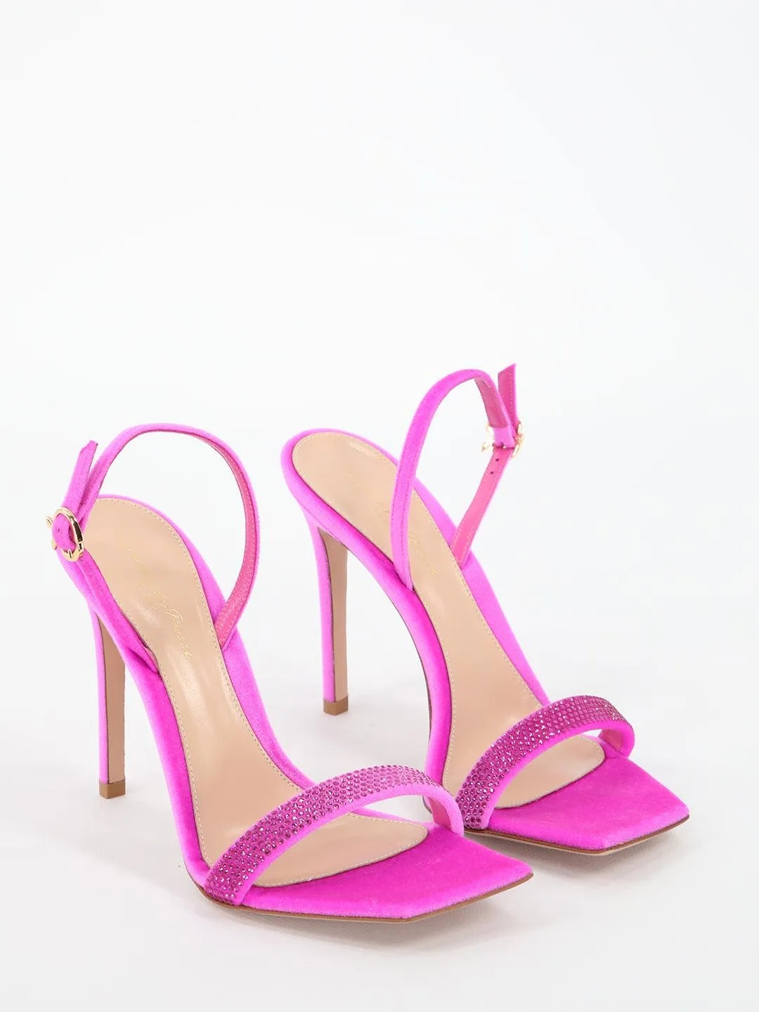 Gianvito Rossi Britney Fuchsia Sandals