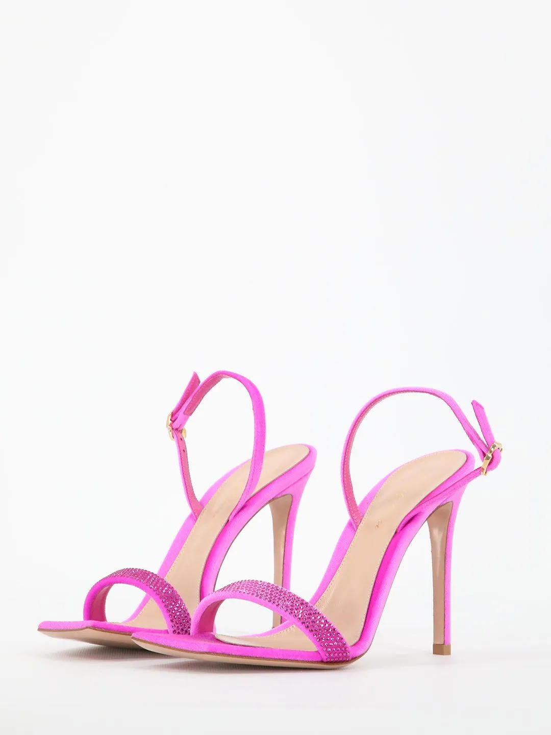 Gianvito Rossi Britney Fuchsia Sandals