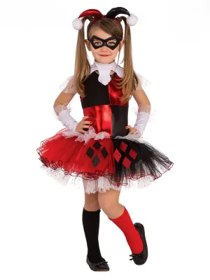 Girls Costume - Harley Quinn Deluxe Costume