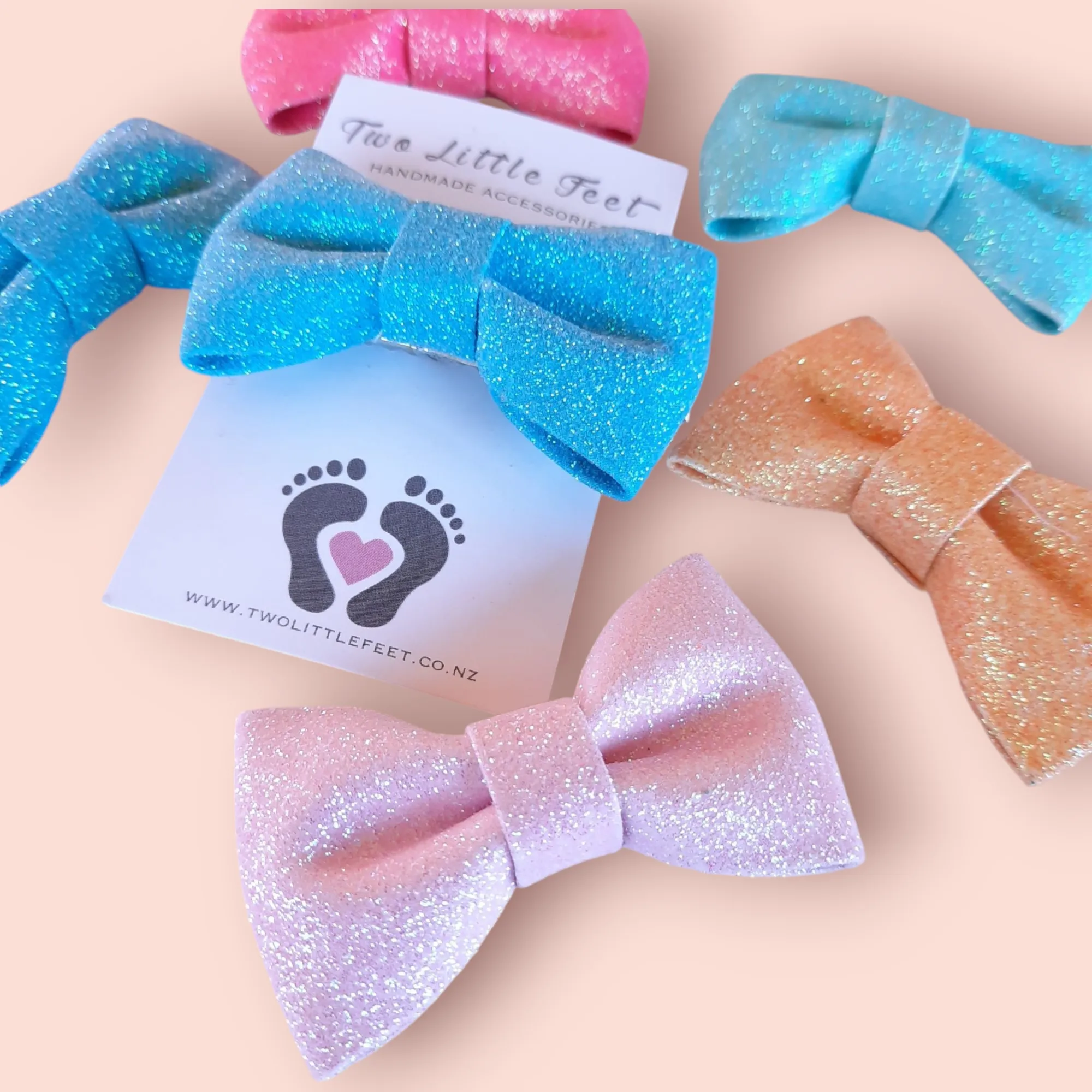 Glitter Hair Bows