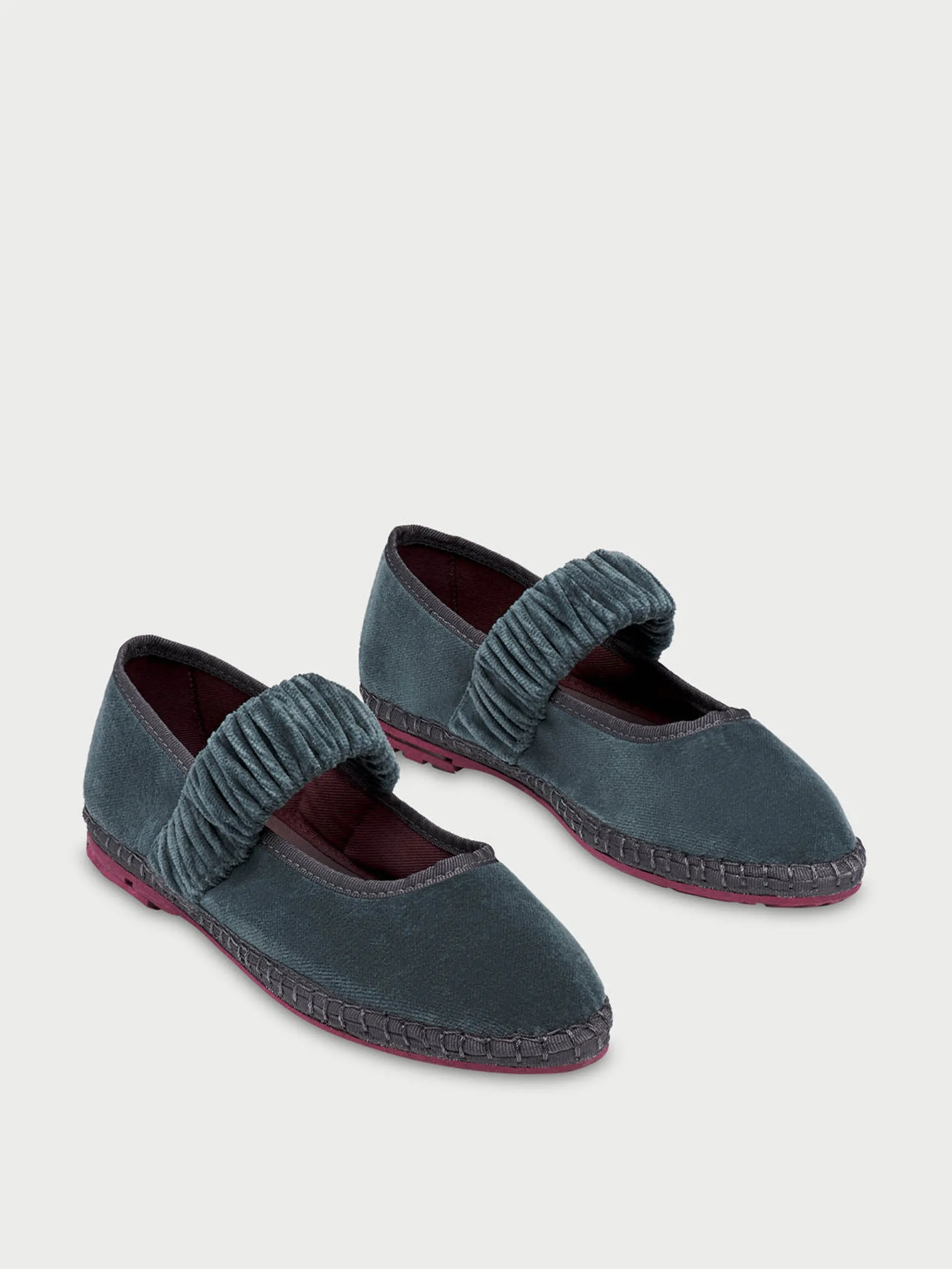 Grey Mafalda flats