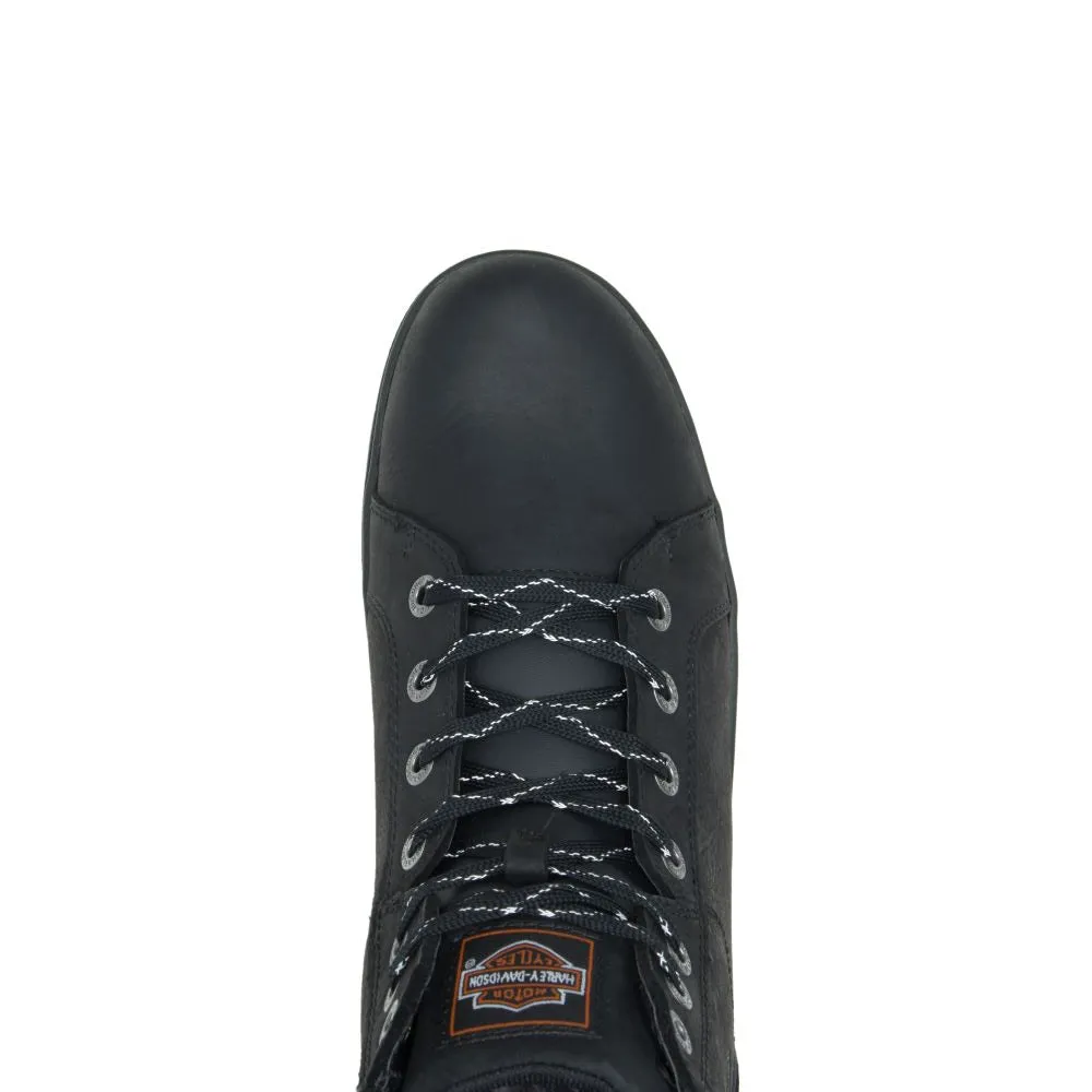 'Harley Davidson' Men's 4.75" Watkins Riding Sneaker - Black