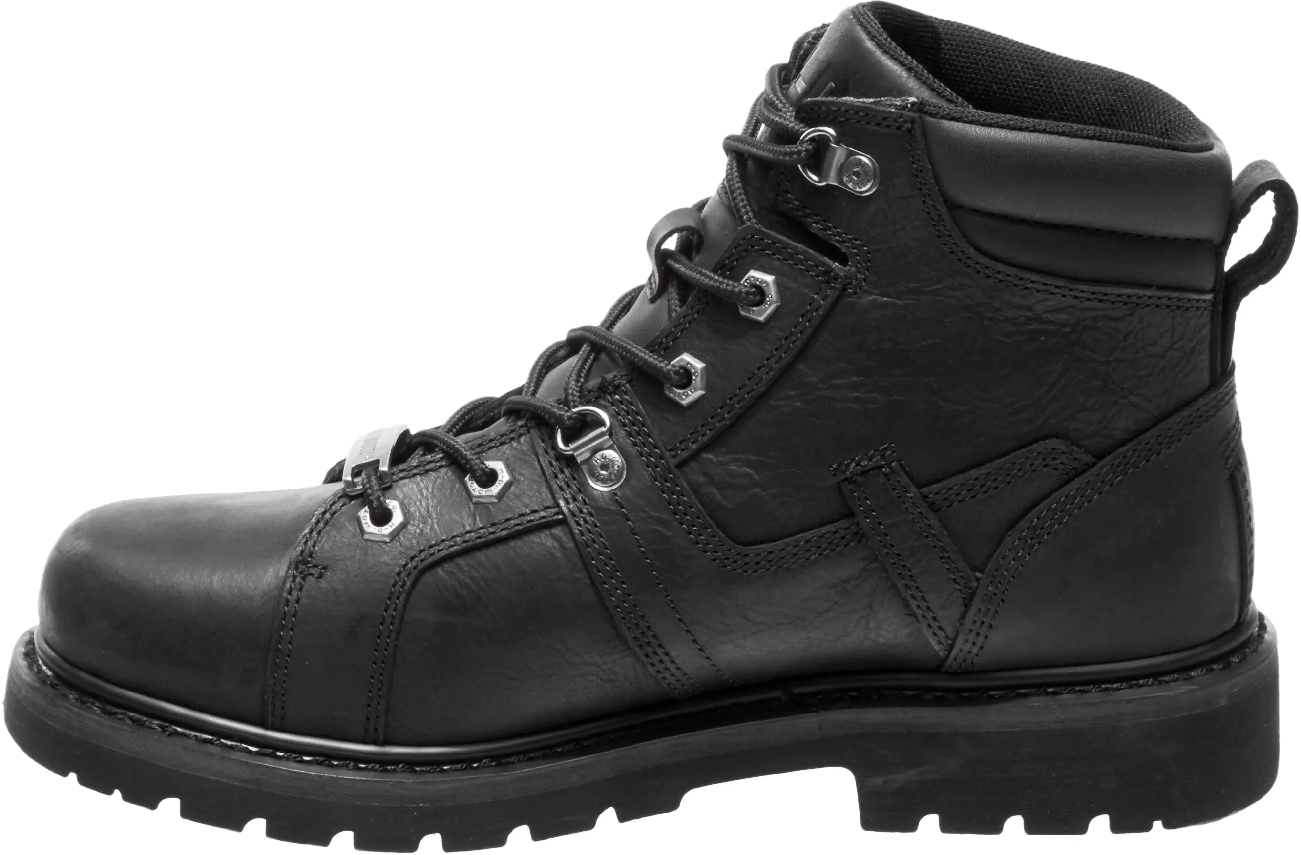 'Harley Davidson' Men's 5" Ruskin Lace Up Boot - Black