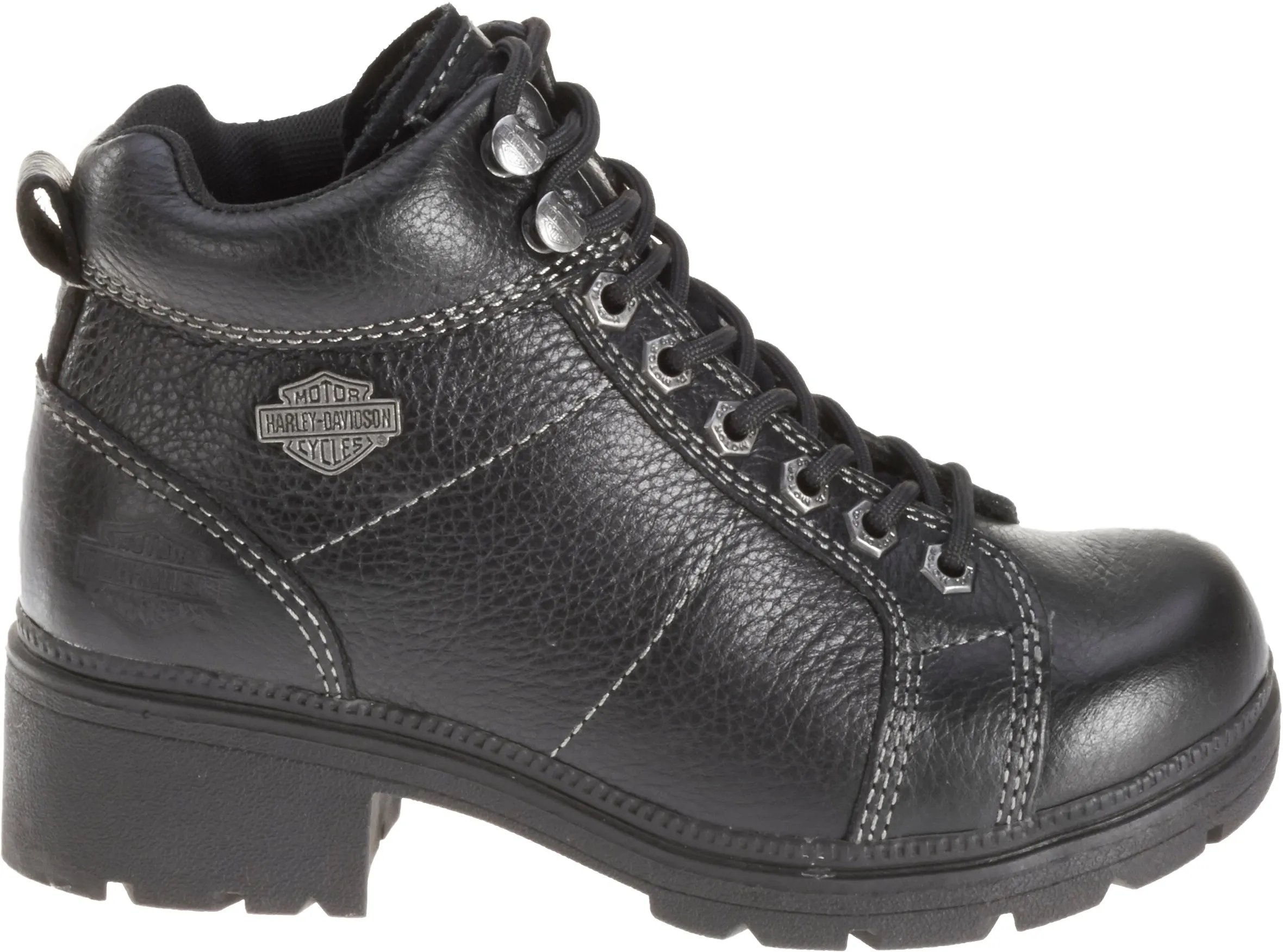 'Harley Davidson' Women's 4" Tyler Lace Up - Black