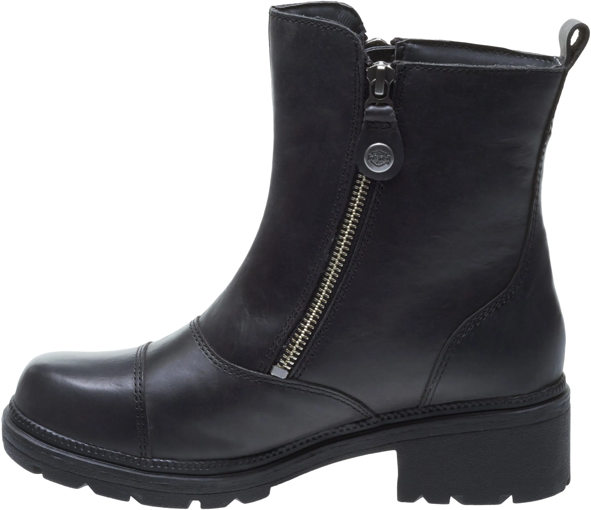 'Harley Davidson' Women's 5.5" Amherst Pull On Side Zip - Black