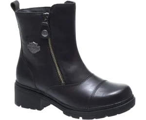 'Harley Davidson' Women's 5.5" Amherst Pull On Side Zip - Black