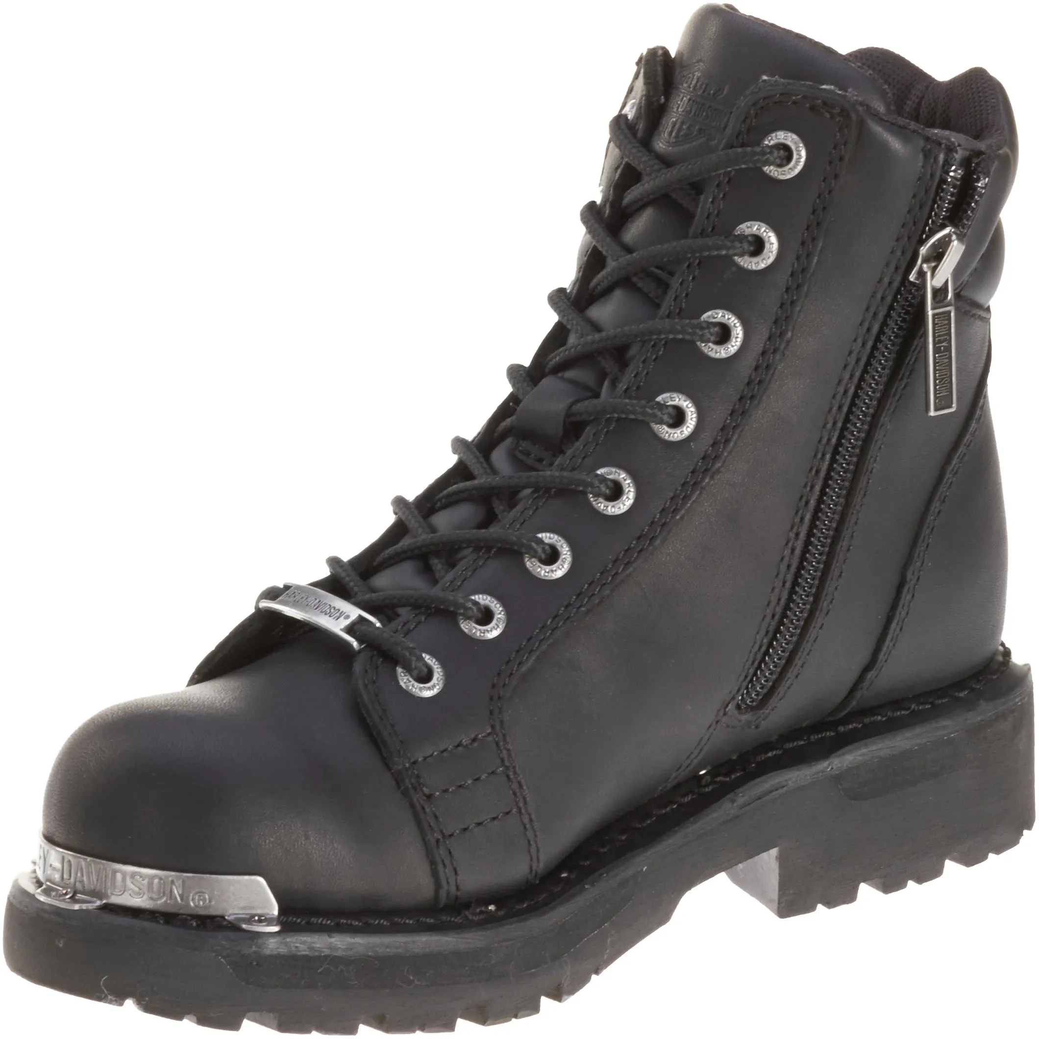 'Harley Davidson' Women's 5.5" Maddy Zip Boot - Black