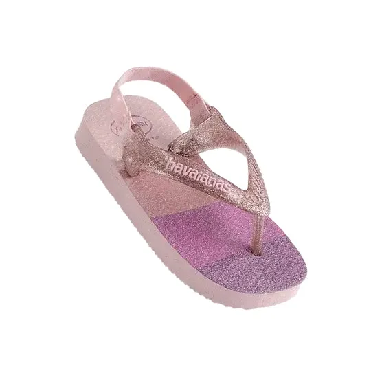 Havaianas Baby Palette Glow Jandals Candy Pink