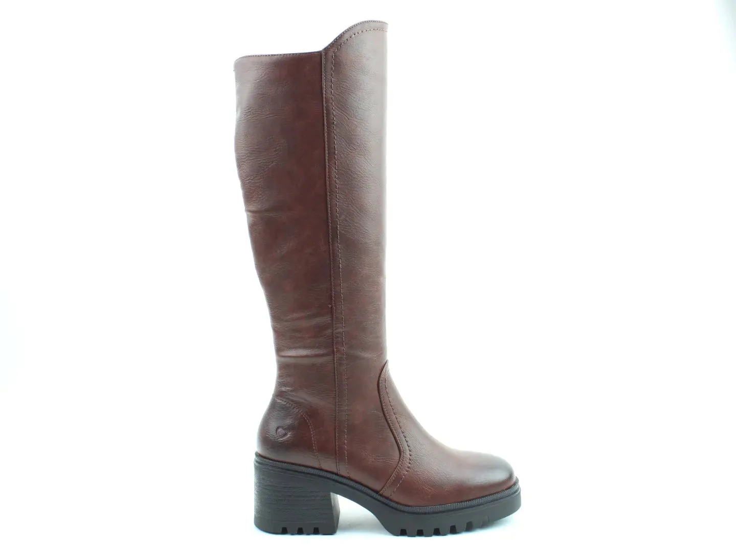 Heavenly Feet Weston2 Womens Chocolate Zip Up Tall Boots