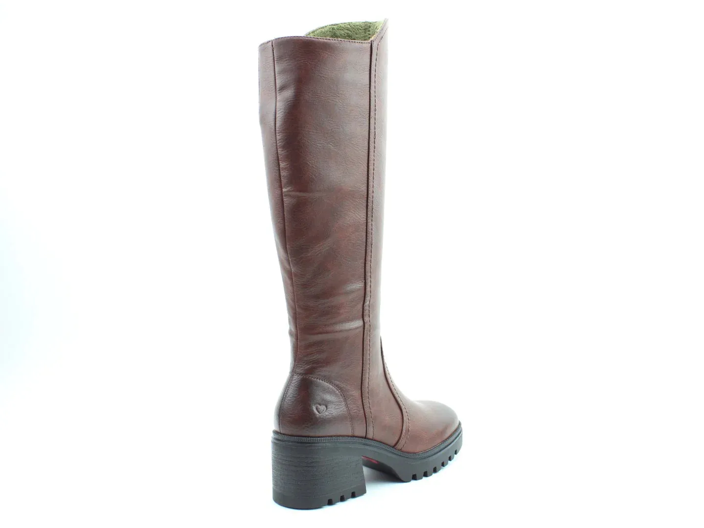 Heavenly Feet Weston2 Womens Chocolate Zip Up Tall Boots