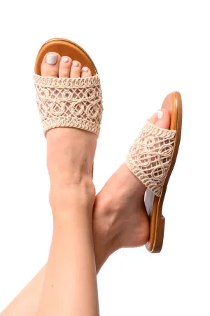 Hey Beach Sandals in Natural - CORKYS