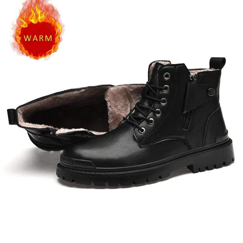 Hnzxzm NEW Luxury Brand Black Men's Chelsea Boots Gothic Biker Boots Men's Casual Leather Outdoor Shoes Ankle Boots for Men