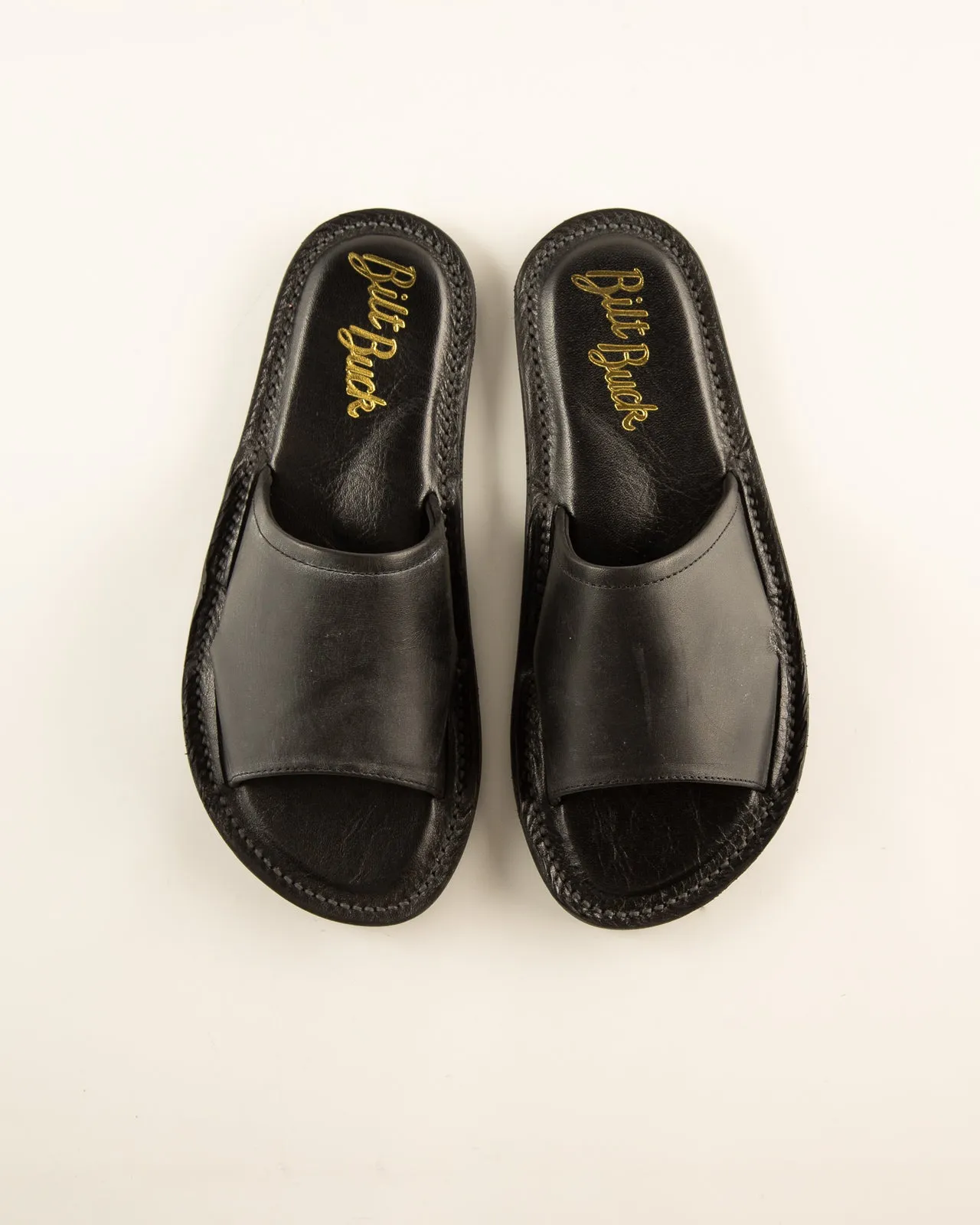 Horsehide Sandals - Black