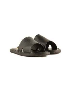 Horsehide Sandals - Black