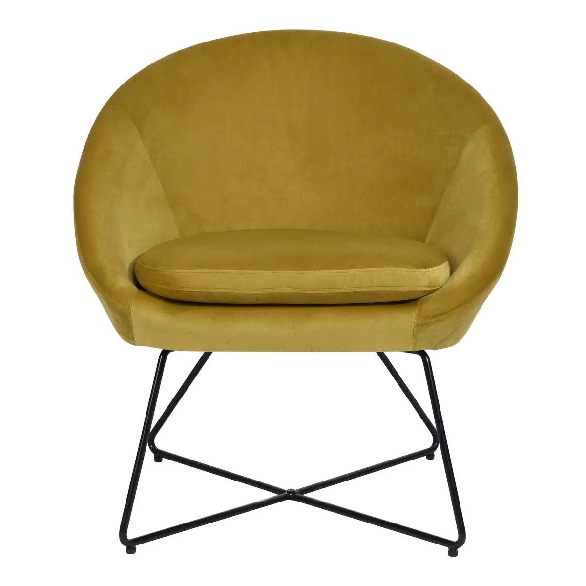 Irene Accent Chair- Yellow