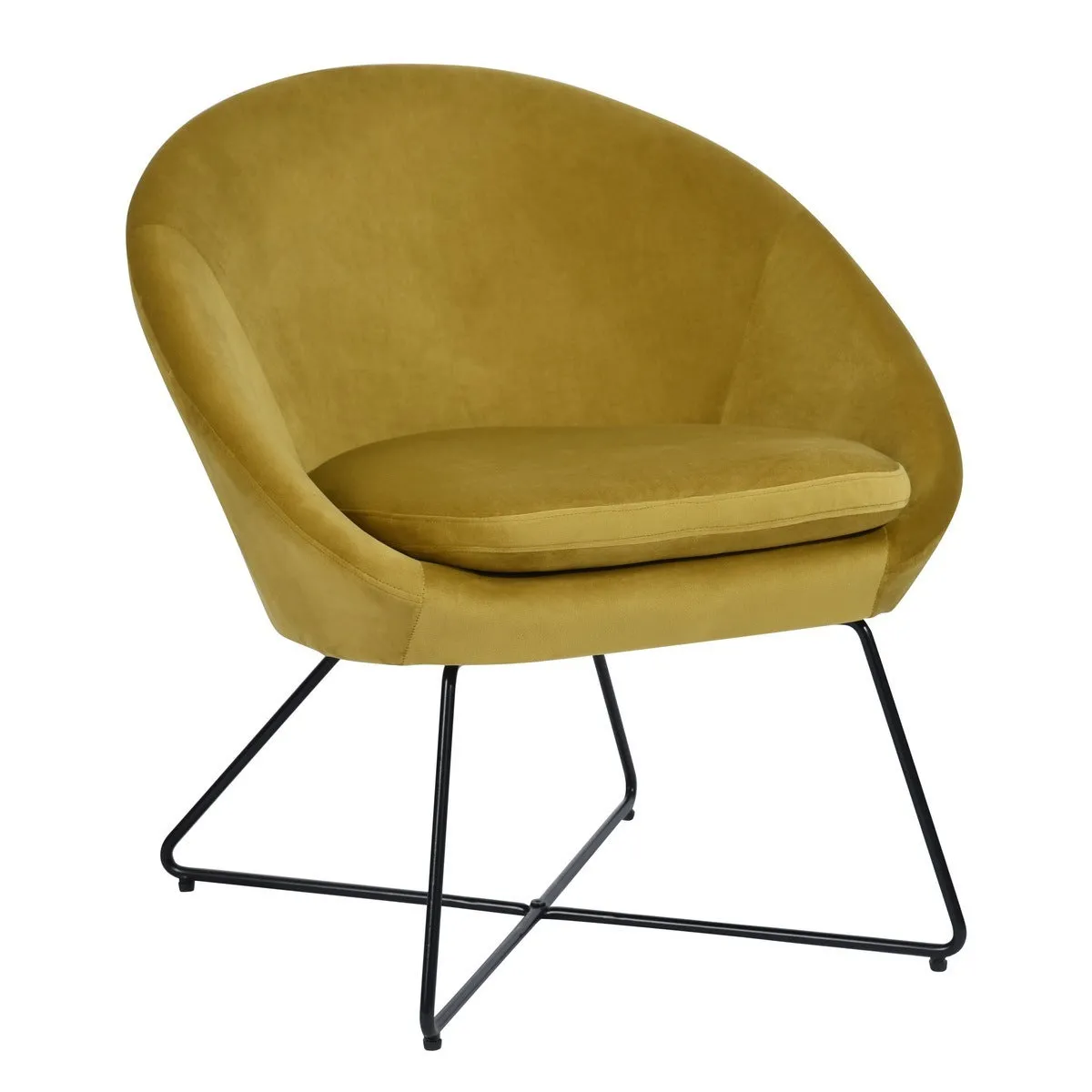 Irene Accent Chair- Yellow