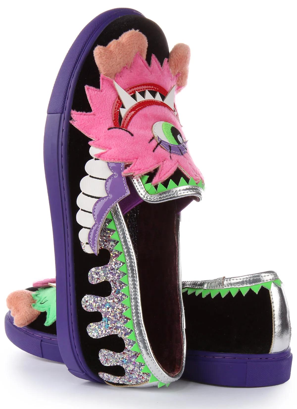 Irregular Choice Slime Time In Black Multi For Women