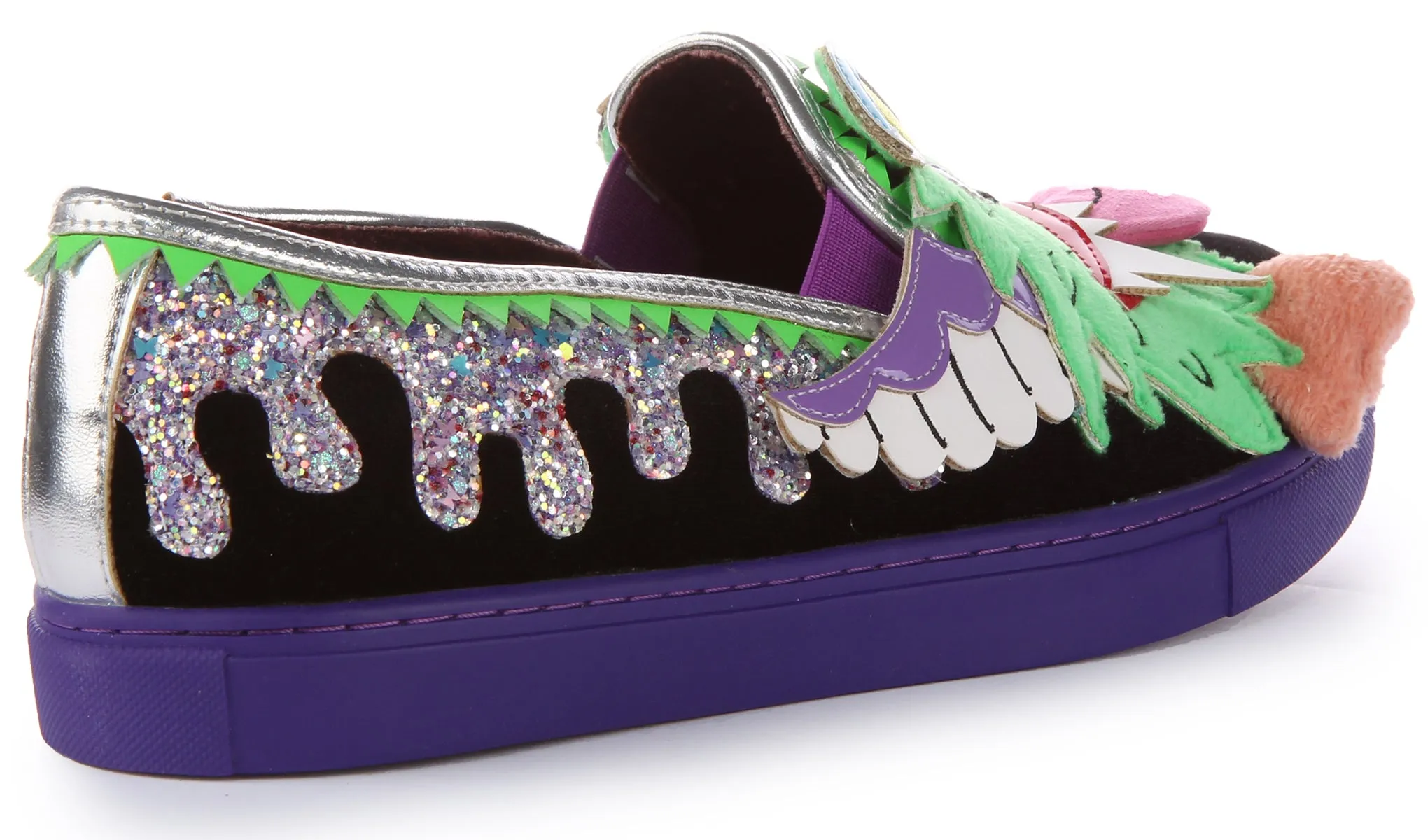 Irregular Choice Slime Time In Black Multi For Women