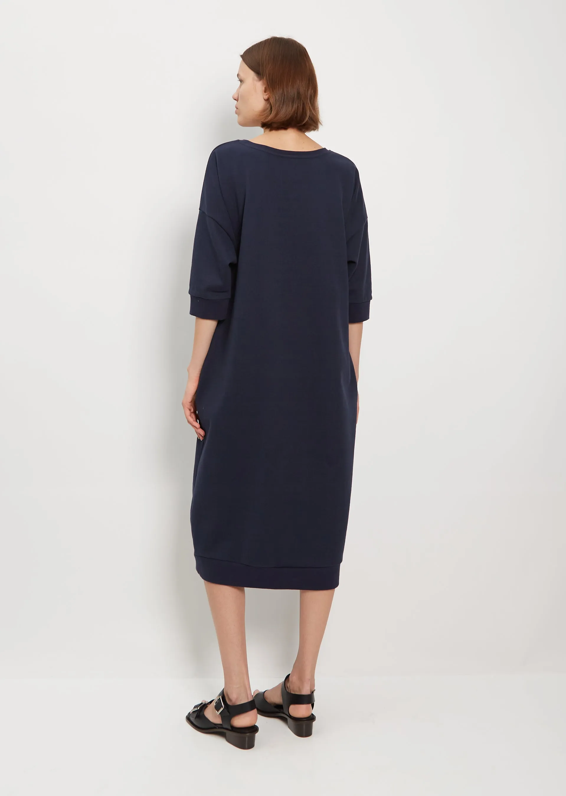 Ivy Sweatshirt Dress — Navy