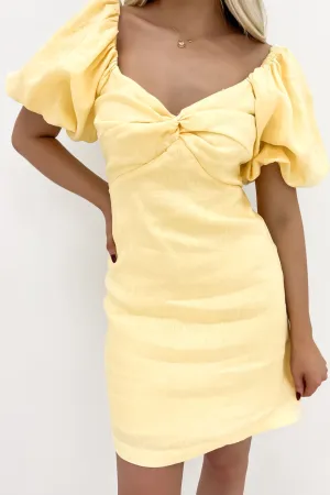 Jordana Mini Dress Yellow