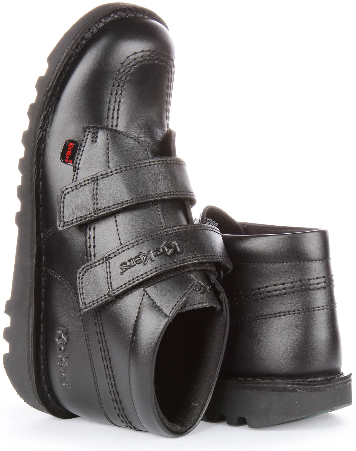 Kickers Kick Hi Velcro Youth In Black