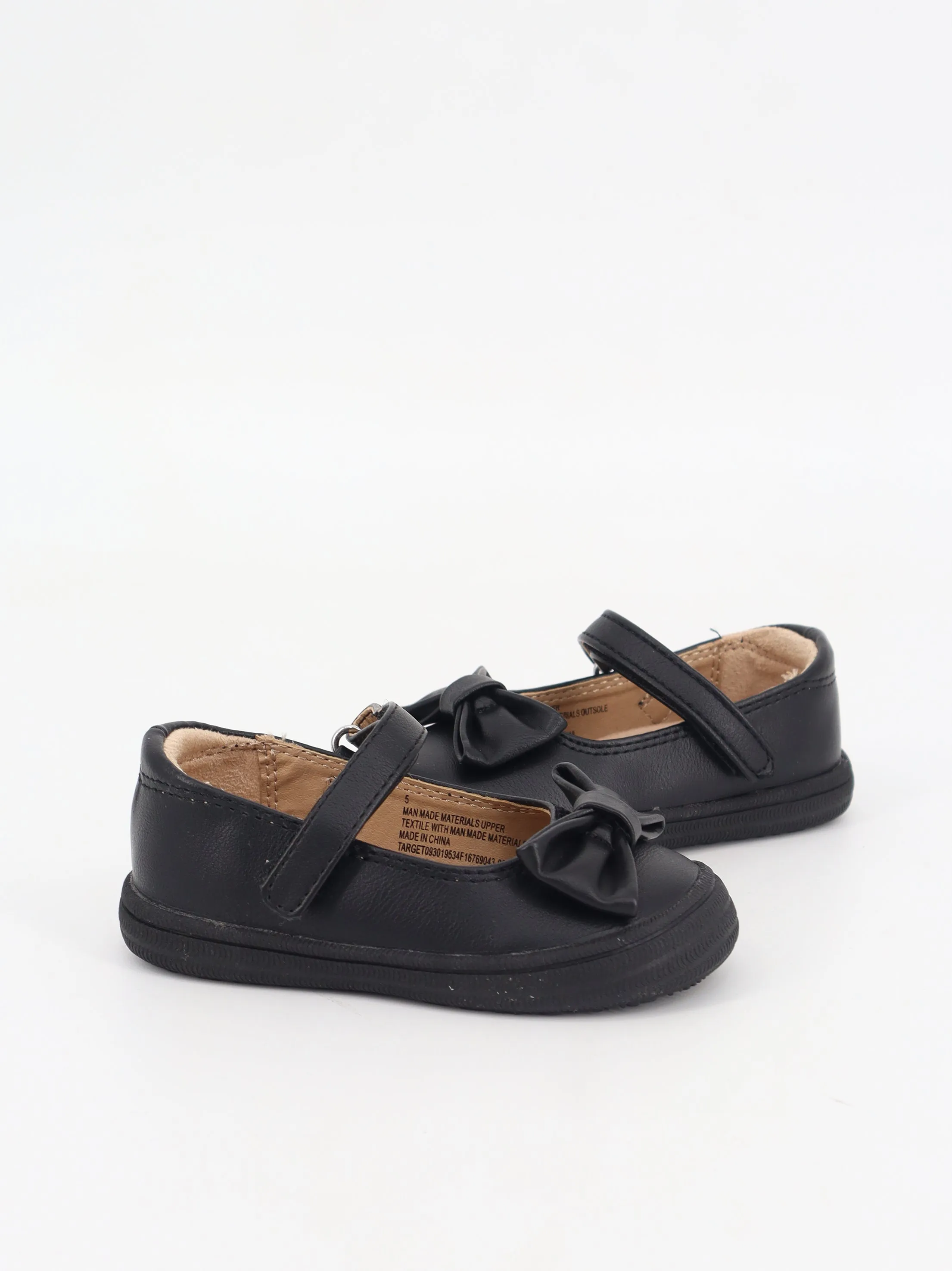 Kids Girl's Textured Sandals,Black