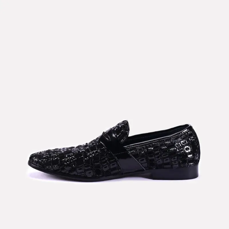 Kingsley Black Loafer Dress Shoes 0111242